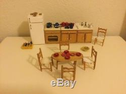 Lot Of Vintage Miniature Doll House Furniture Crafts