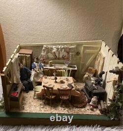 Lot Vintage Doll House Miniatures Assortment of Furniture and Accessories 112