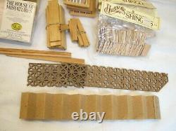 Lot X-ACTO Vintage House Of Miniatures Wood Doll Furniture Kits Windows
