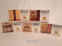 Lot of 20 NOS House of Miniatures Kits, Vintage Historical Doll Furniture X-Acto