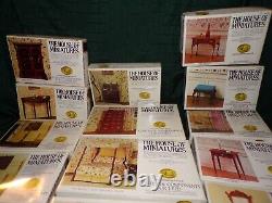 Lot of 20 Vintage House of Miniatures Doll House Furniture Kits