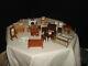Lot Of 24 Vintage Wooden & Ceramic Miniature Doll House Furniture Euc