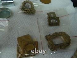 Lot of 250+ Doll House Miniatures Vintage