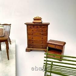 Lot of Miniatures Doll House Furniture Including Chairs, Tables, Dressers