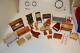 Lot Of Vintage Wooden Miniature Doll House Furniture