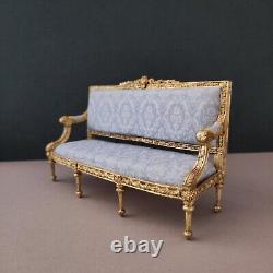 Louis XV 1/12 Miniature Dollshouse Sofa and Armchairs Style by Robert Dawson