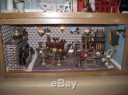 Lundby 5-Story Dollhouse Refurbished with All Furniture Original Lundby Car