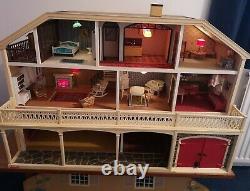 Lundby Stockholm Dolls House with Furniture vintage dolls house