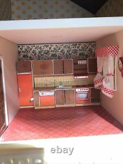 Lundby Super Dolls House & Home Extension Stockholm Dollhouse Kitchen Vintage