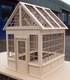 Mdf Wooden Flat Pack Unglazed 112th Greenhouse Kit Dolls House Miniature Garden
