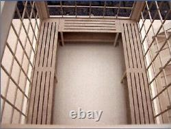 MDF Wooden Flat Pack Unglazed 112th Greenhouse Kit Dolls House Miniature Garden