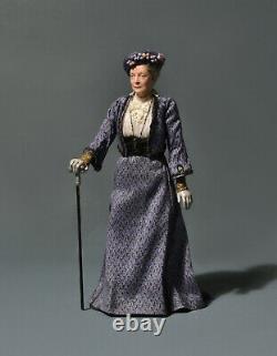 Maggie Smith as Lady Crawley, Miniature 112, OOAK, Art Sculpture by AMSTRAM