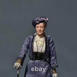 Maggie Smith as Lady Crawley, Miniature 112, OOAK, Art Sculpture by AMSTRAM