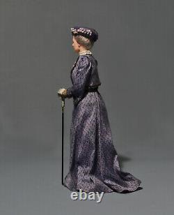 Maggie Smith as Lady Crawley, Miniature 112, OOAK, Art Sculpture by AMSTRAM