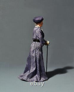 Maggie Smith as Lady Crawley, Miniature 112, OOAK, Art Sculpture by AMSTRAM