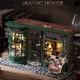 Magical Doll House Wooden Miniature Diy Assembly Building Model Toys Kit Gift