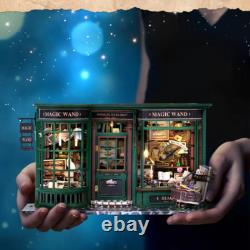 Magical Doll House Wooden Miniature DIY Assembly Building Model Toys Kit Gift