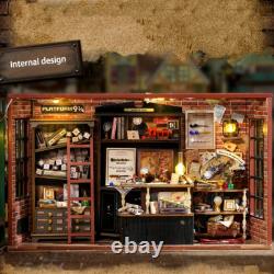 Magical Doll House Wooden Miniature DIY Assembly Building Model Toys Kit Gift