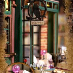 Magical Doll House Wooden Miniature DIY Assembly Building Model Toys Kit Gift