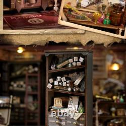 Magical Doll House Wooden Miniature DIY Assembly Building Model Toys Kit Gift