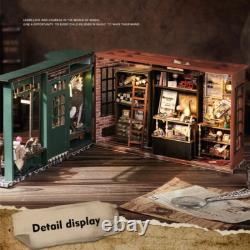 Magical Doll House Wooden Miniature DIY Assembly Building Model Toys Kit Gift