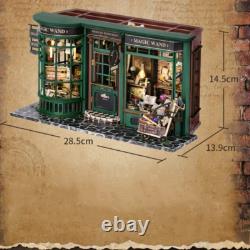 Magical Doll House Wooden Miniature DIY Assembly Building Model Toys Kit Gift