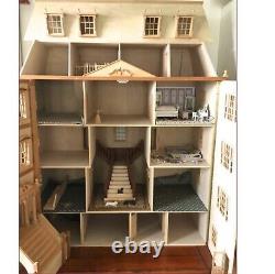 Magnificent Wooden Dolls House made by Len Lewis