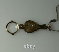 Magnifier Vintage Miniature Dolly Doll's House Glasses Pendant 1900