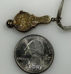 Magnifier Vintage Miniature Dolly Doll's House Glasses Pendant 1900