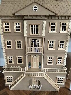 Mayfair Georgian Dolls House Unpainted with Basement 112 Scale