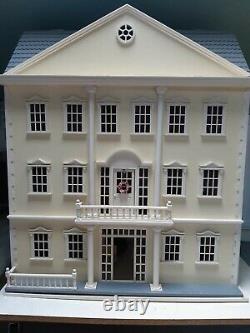 Mayfair Georgian Dolls House With Conservatory, Furniture and Characters