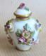 Meissen True Miniature Dolls House Lidded Urn Applied Flowers C1885 (12660)