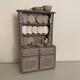 Mike Pollard Studio Pottery Miniature Welsh Dresser Display Cabinet Dolls House