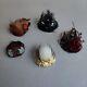 Miniature 1/12 Dollshouse Lot Of 5 Hats By Marie France Beglan