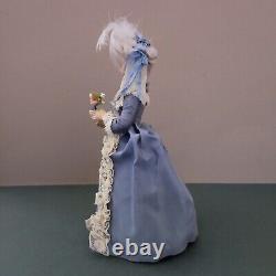 Miniature 1/12th Dollshouse lady doll Marie Antoniette In 18th Century Fashion