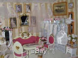 Miniature Bridal Boutique Room Scene Diorama