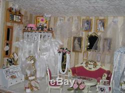 Miniature Bridal Boutique Room Scene Diorama