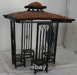 Miniature Doll House Fairy Gardewn Gazebo Sallers Sampler Austram Gothic