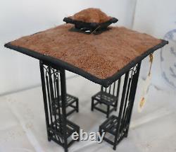 Miniature Doll House Fairy Gardewn Gazebo Sallers Sampler Austram Gothic