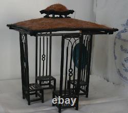 Miniature Doll House Fairy Gardewn Gazebo Sallers Sampler Austram Gothic