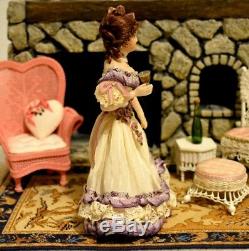 Miniature Doll Porcelain Lady Dollhouse 112 Artist Marie Eisman