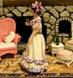 Miniature Doll Porcelain Lady Dollhouse 112 Artist Marie Eisman