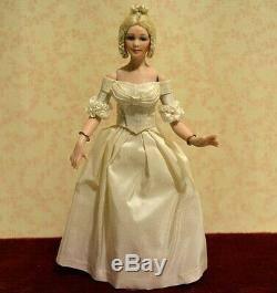 Miniature Doll Porcelain Lady Dollhouse 112 Wedding Bride Artist Doreen Sinnett