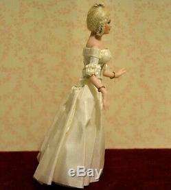Miniature Doll Porcelain Lady Dollhouse 112 Wedding Bride Artist Doreen Sinnett