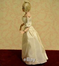 Miniature Doll Porcelain Lady Dollhouse 112 Wedding Bride Artist Doreen Sinnett