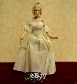 Miniature Doll Porcelain Lady Dollhouse 112 Wedding Bride Artist Doreen Sinnett