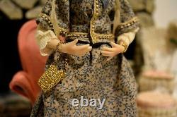 Miniature Doll Porcelain Lady Woman Dollhouse 112 Artist Bonnie Sanford