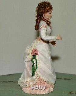 Miniature Doll Porcelain Lady Woman Dollhouse 112 Artist Doreen Sinnett