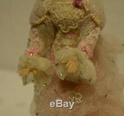 Miniature Doll Porcelain Lady Woman Dollhouse 112 Artist Made