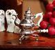 Miniature Dollhouse Artisan Obadiah Fisher Sterling Silver Tea/coffee Stand Pot